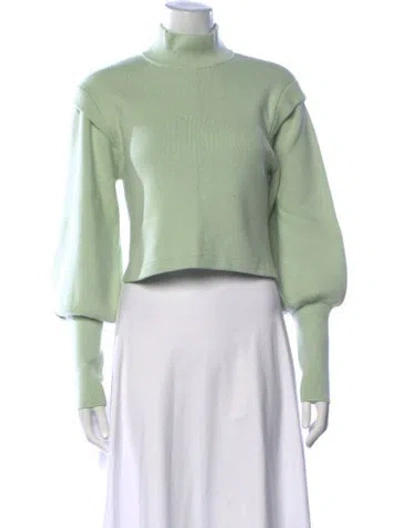 Pre-owned Simkhai Turtleneck Sweater In Green