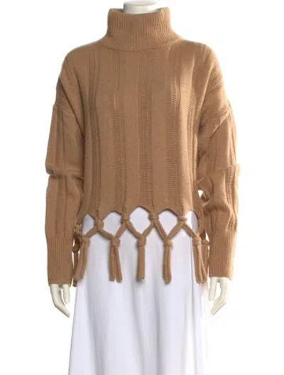 Pre-owned Simkhai Turtleneck Sweater In Neutral