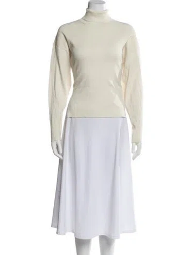 Pre-owned Simkhai Turtleneck Sweater In Neutral