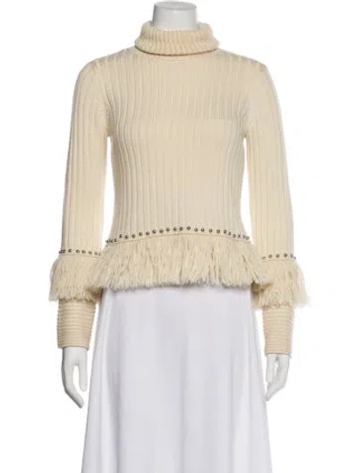Pre-owned Simkhai Turtleneck Sweater In Neutral