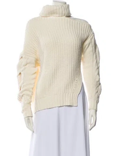 Pre-owned Simkhai Turtleneck Sweater In Neutral