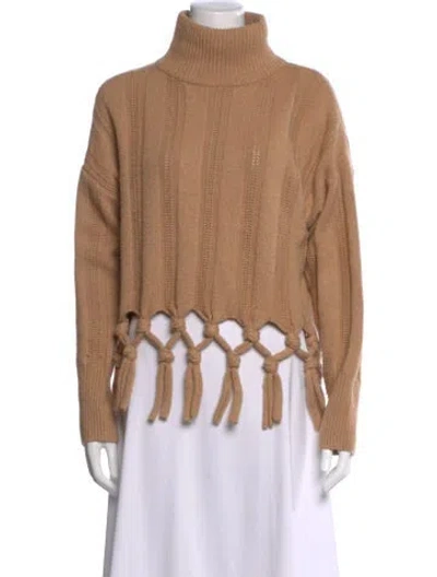 Pre-owned Simkhai Turtleneck Sweater In Neutral
