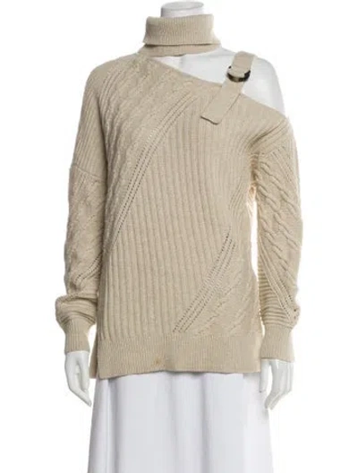 Pre-owned Simkhai Turtleneck Sweater In Neutral