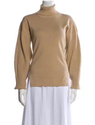 Pre-owned Simkhai Turtleneck Sweater In Neutral