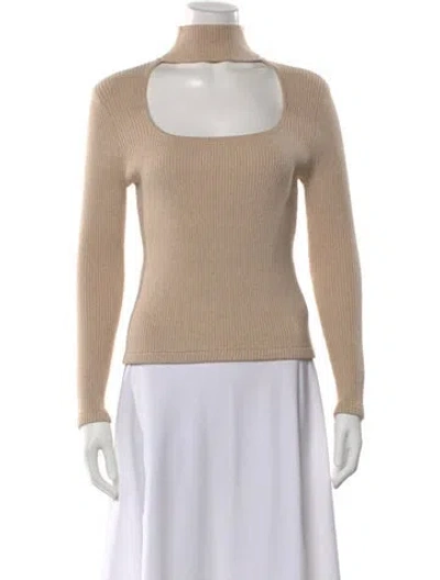 Pre-owned Simkhai Turtleneck Sweater In Neutral