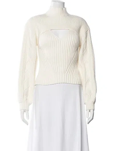 Pre-owned Simkhai Turtleneck Sweater In Neutral