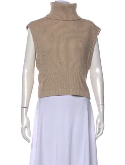 Pre-owned Simkhai Turtleneck Sweater In Neutral