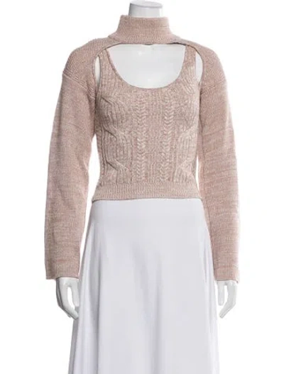 Pre-owned Simkhai Turtleneck Sweater In Neutrals