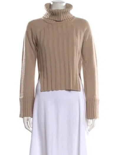 Pre-owned Simkhai Turtleneck Sweater In Neutrals