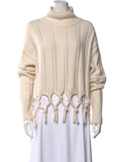 Pre-owned Simkhai Turtleneck Sweater In Neutrals