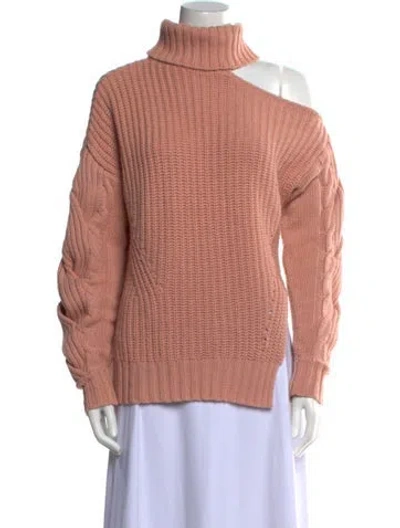 Pre-owned Simkhai Turtleneck Sweater In Pink
