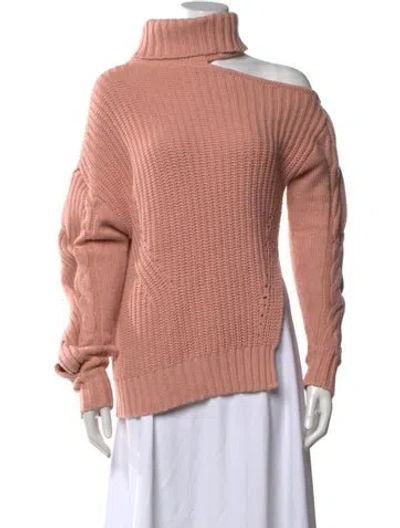 Pre-owned Simkhai Turtleneck Sweater In Pink