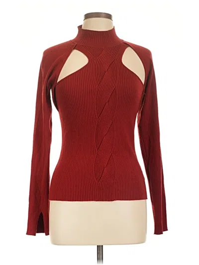 Pre-owned Simkhai Turtleneck Sweater In Red