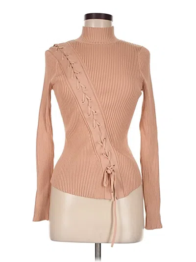 Pre-owned Simkhai Turtleneck Sweater In Tan