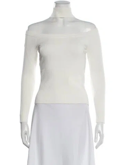 Pre-owned Simkhai Turtleneck Sweater In White