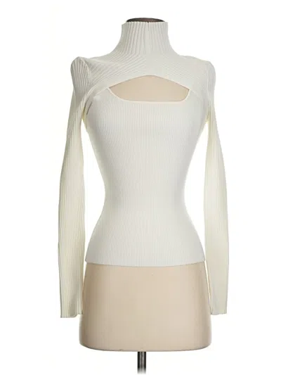 Pre-owned Simkhai Turtleneck Sweater In White
