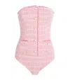 Simkhai Natalie Strapless One-piece Swimsuit In Pink