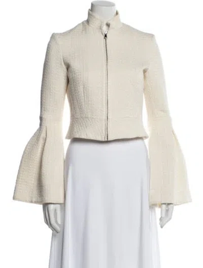 Pre-owned Simkhai Tweed Pattern Jacket In Neutral
