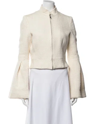 Pre-owned Simkhai Tweed Pattern Jacket In Neutrals