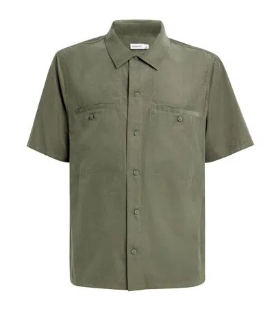 Simkhai Twin-pocket Short-sleeve Shirt In Grün