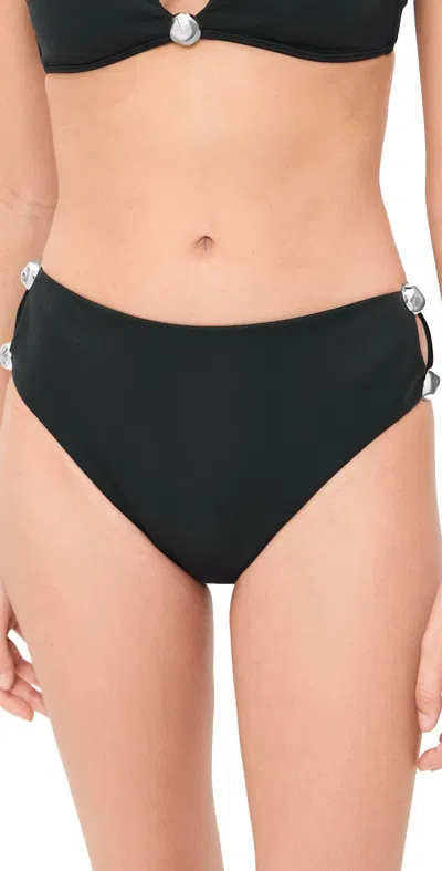 Simkhai Tyas Bikini Bottoms Black