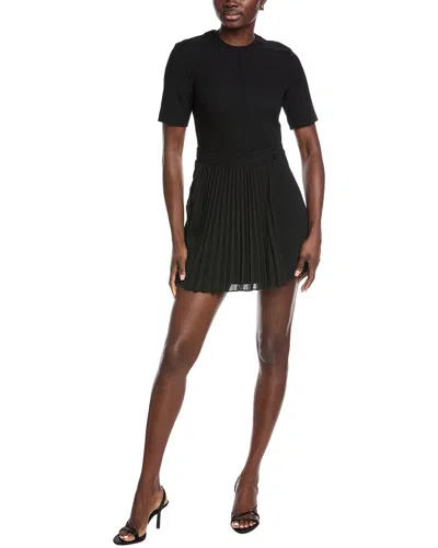 Simkhai Tyra Wrap Mini Dress In Black