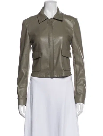 Pre-owned Simkhai Utility Jacket In Green
