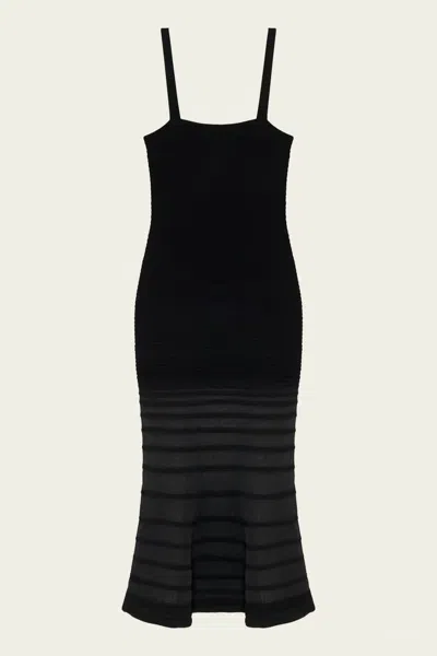 Simkhai Vallarie Knit Midi Dress In Black