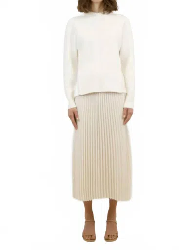 Simkhai Valor Midi Skirt In Ivory In Neutral