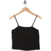 Simkhai Vela Square Neck Crop Camisole In Black