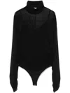 Simkhai Velora Bodysuit In Schwarz