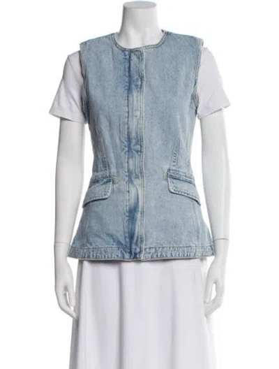 Pre-owned Simkhai Vest In Blue