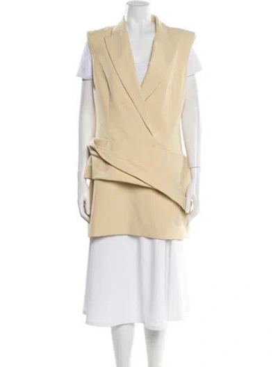 Pre-owned Simkhai Vest W/ Tags In Yellow