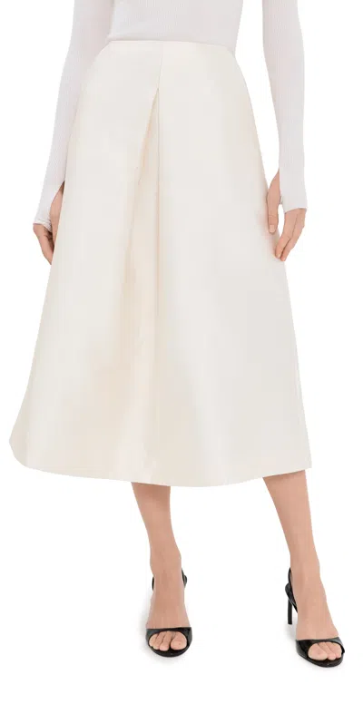 Simkhai Vexa Midi Skirt Frost In White
