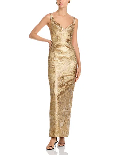 Simkhai Viella Gown In Gold