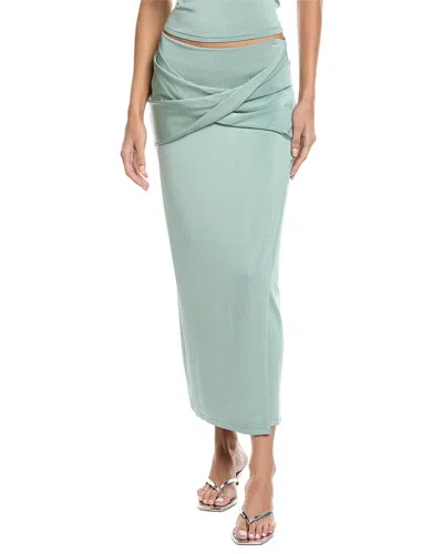 Simkhai Vienna Midi Skirt In Green