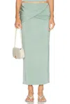 Simkhai Vienna Midi Skirt In Green