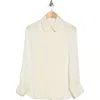 Simkhai Vinka Pleated Button-up Shirt In Ivory