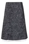 Simkhai Vionna Midi Skirt In Black