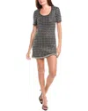 Simkhai Vivalie Short-sleeve Mini Dress In Black