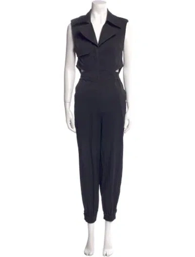 Pre-owned Simkhai V-neck Jumpsuit In Blue