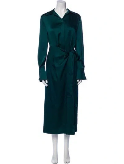 Pre-owned Simkhai V-neck Long Dress In Multi