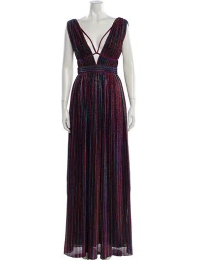 Pre-owned Simkhai V-neck Long Dress W/ Tags