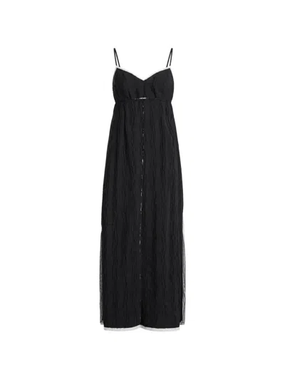 Simkhai V-neck Maxi Dress In Black