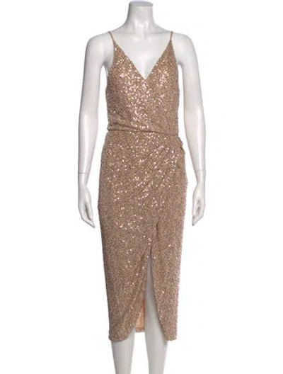 Pre-owned Simkhai V-neck Midi Length Dress