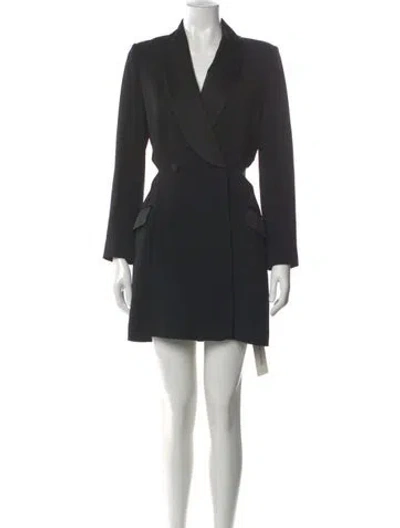 Pre-owned Simkhai V-neck Mini Dress In Black