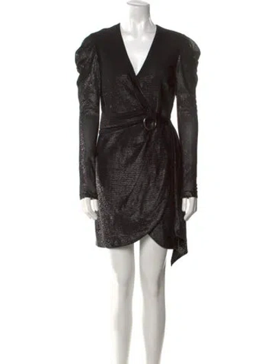 Pre-owned Simkhai V-neck Mini Dress In Multi