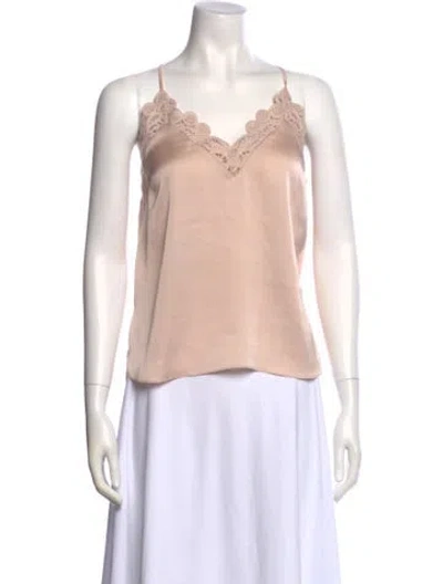 Pre-owned Simkhai V-neck Sleeveless Top In Pink