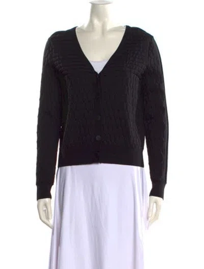 Pre-owned Simkhai V-neck Sweater In Black