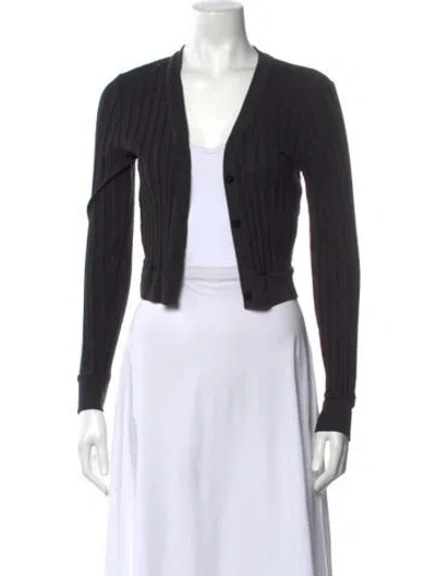 Pre-owned Simkhai V-neck Sweater In Black